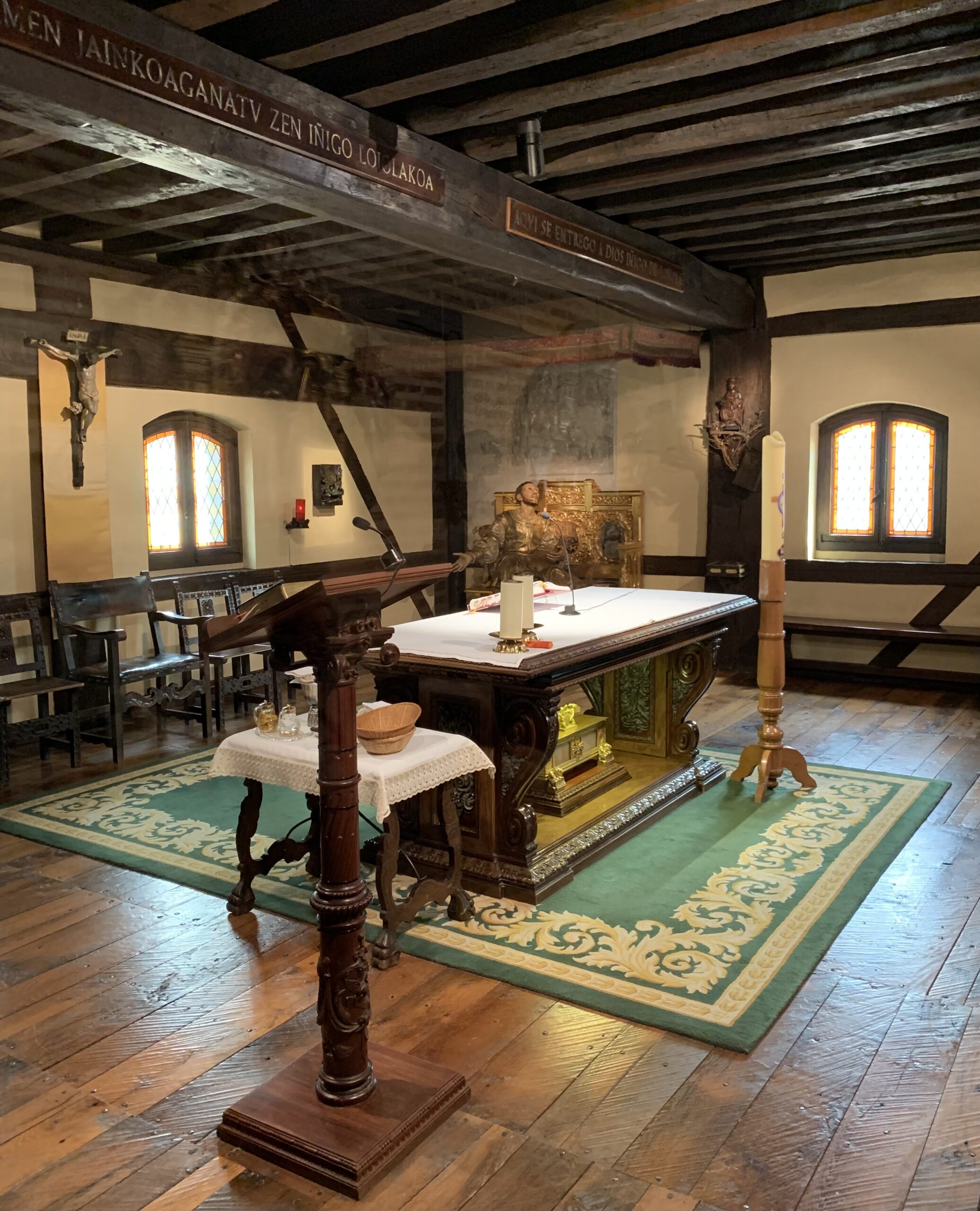 The room where Saint Ignatius of Loyola converted.