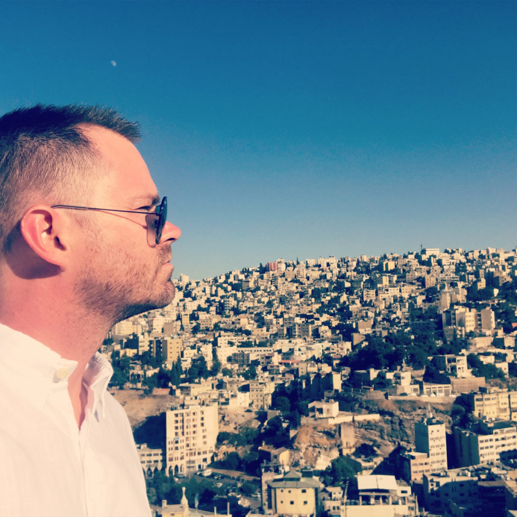 Overlooking Amman from the Citadel