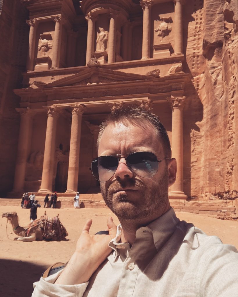 At the Petra Treasury