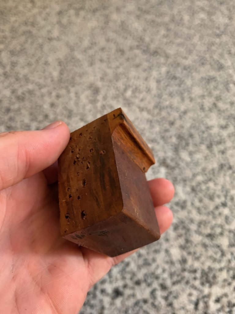 piece of the wood