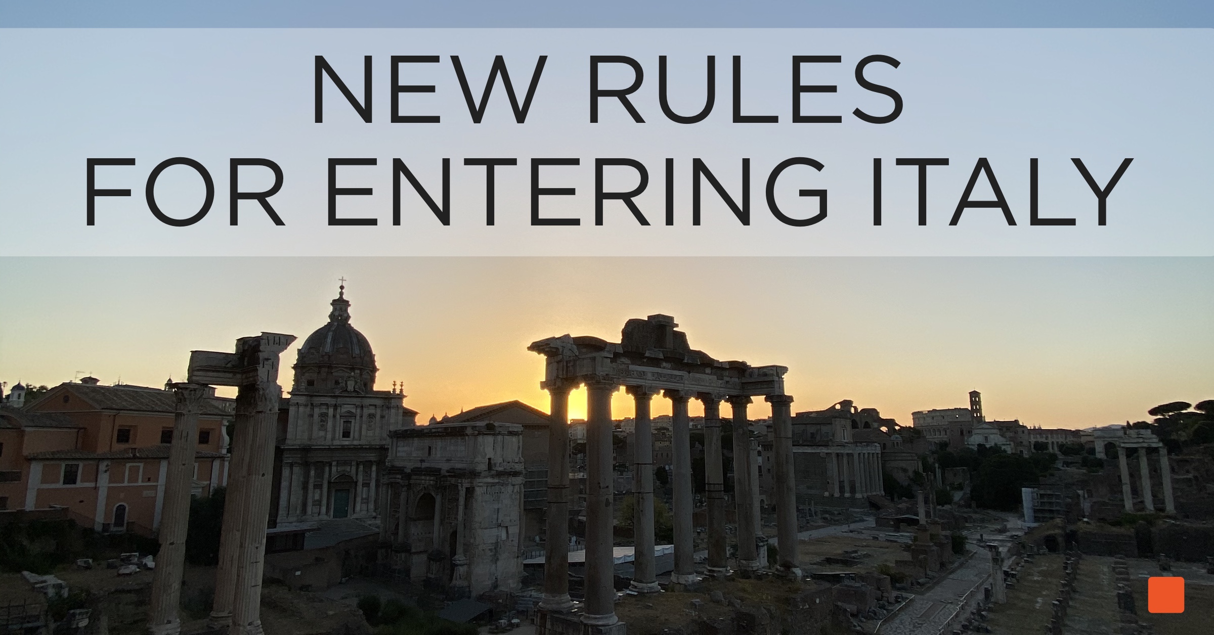 New Rules For Americans Entering Italy   New Rules Graph 